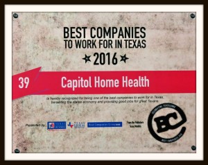 CHH Best Companies 2016 Award